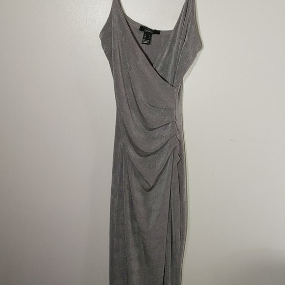 A "Street Wear Society" silver, classy dress. - Picture 1 of 8